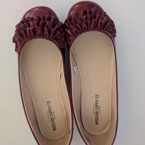 Mossimo Odell Women's Flat Shoes in Red Patent